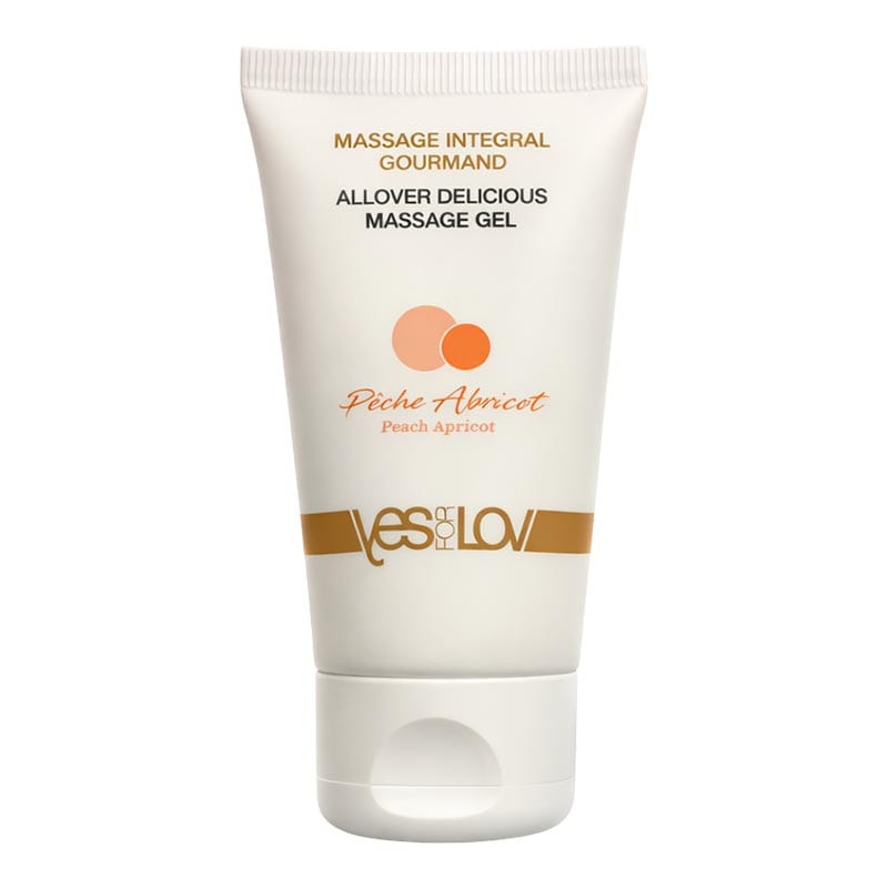 YESforLOV Massage Intégral Gourmand | Pêche & Abricot | 30 ml