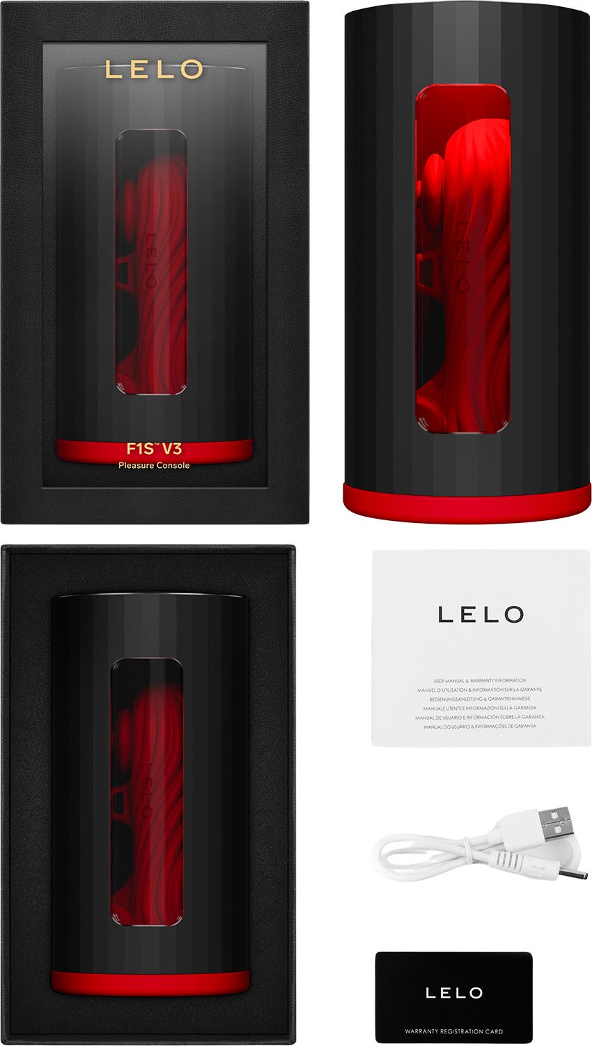 LELO F1S V3 | Masturbateur pour homme avec technologie SenSonic