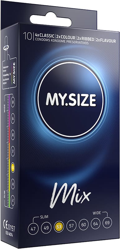 My Size Mix | Taille 53 | Mix de préservatifs avec taille spécifique