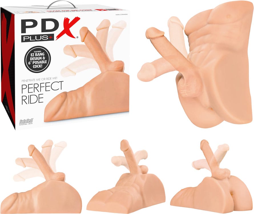 Pipedream PDX Plus Perfect Ride | Masturbateur masculin avec pénis