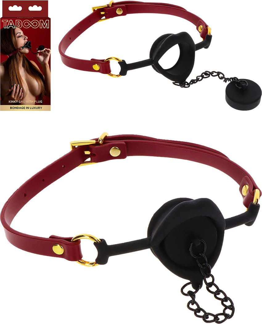 Taboom Kinky Gag | Bâillon en silicone avec ouverture buccale