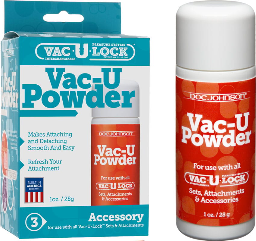 Doc Johnson Vac-U Powder | Poudre pour système de fixation Vac-U-Lock