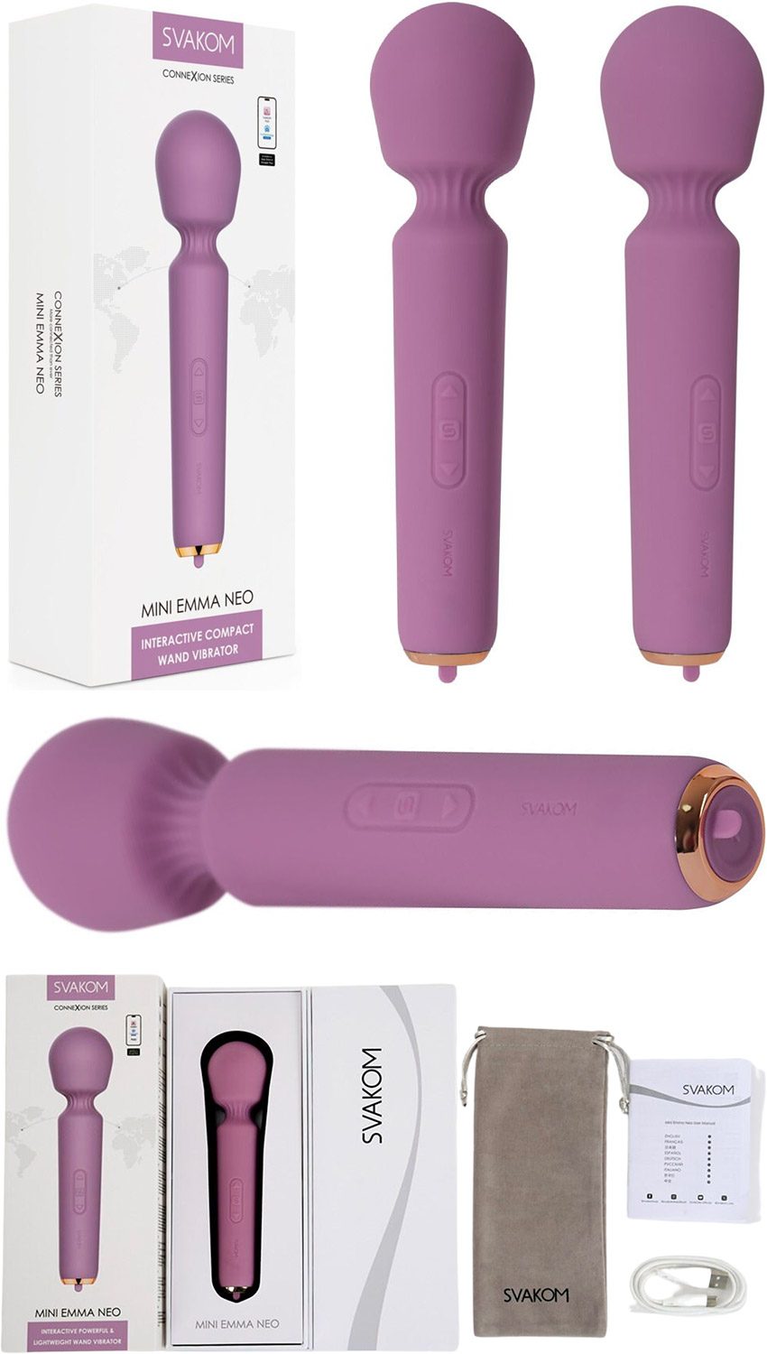 Svakom Mini Emma Neo | Vibrator wand | 10 Vibrationsintensitäten