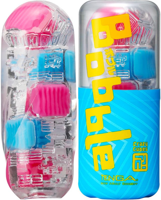 Tenga Bobble Crazy Cubes | Wiederverwendbarer Masturbator 5 Würfel