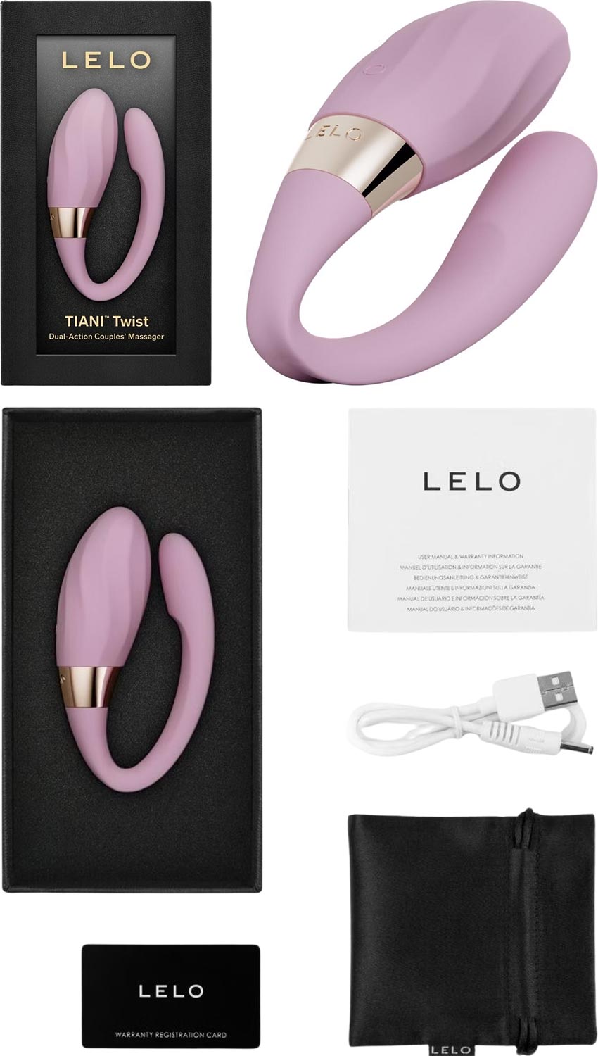 LELO Tiani Twist | App-gesteuerter Paarvibrator | Rosa