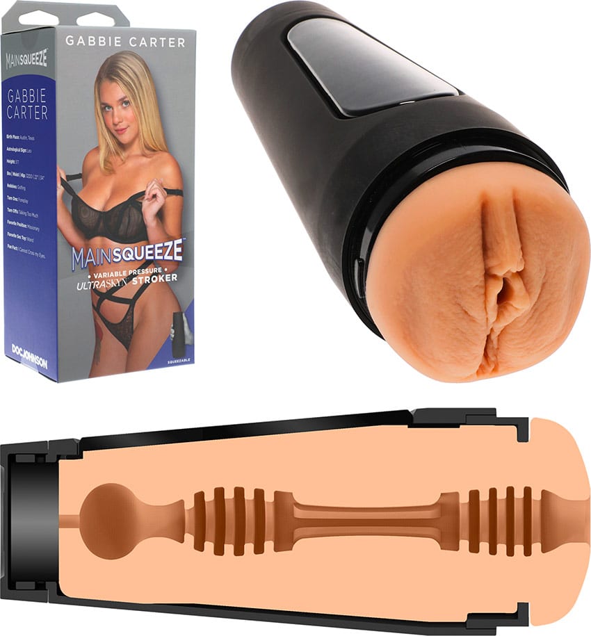 Doc Johnson Main Squeeze Gabbie Carter | Masturbateur ultra-réaliste