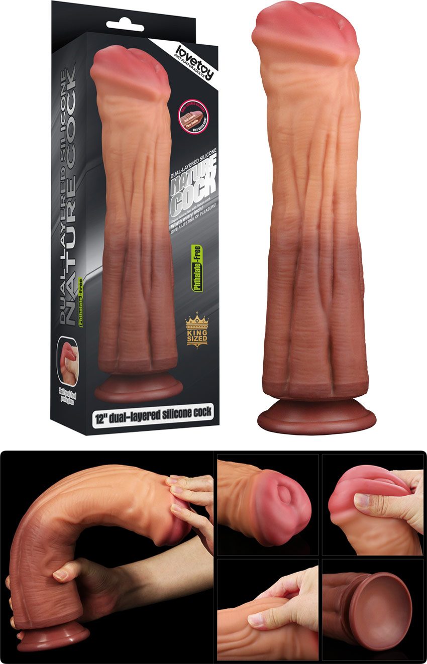 LoveToy Nature Cock | Reproduction d'un pénis de cheval | 27.5 cm