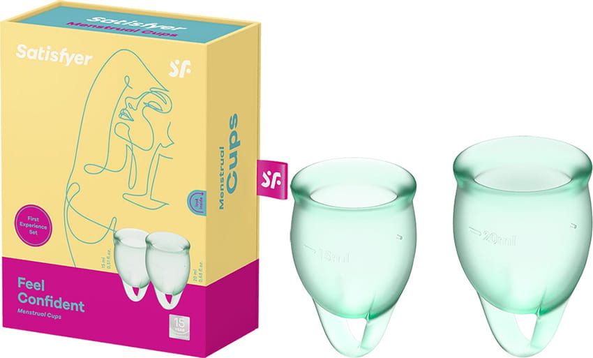 Satisfyer Feel Confident | Coupe menstruelle en silicone 15 & 20 ml