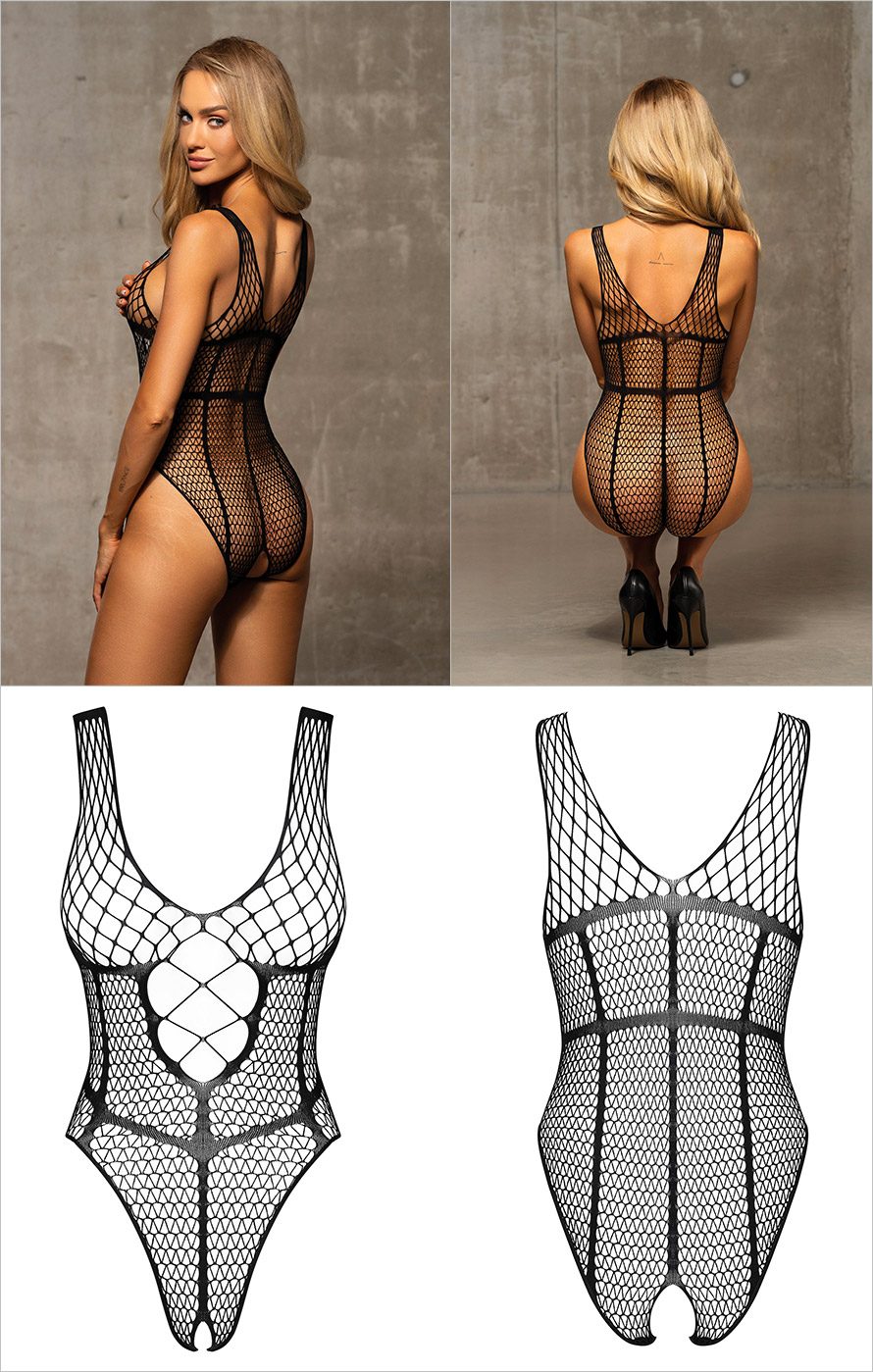 Obsessive B117 | Body en résille à l'allure de bodystocking