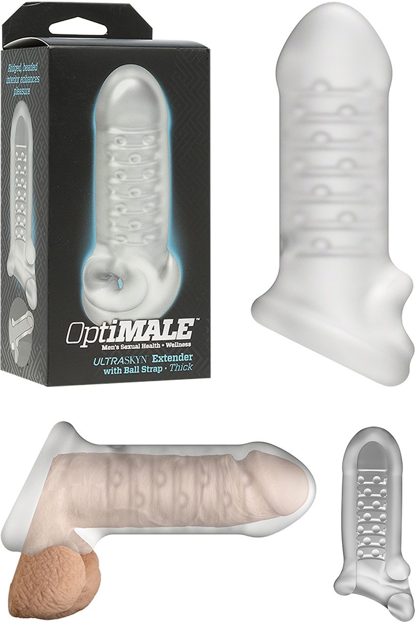 Doc Johnson OptiMALE Extender with Ball Strap Thick | Penishülle