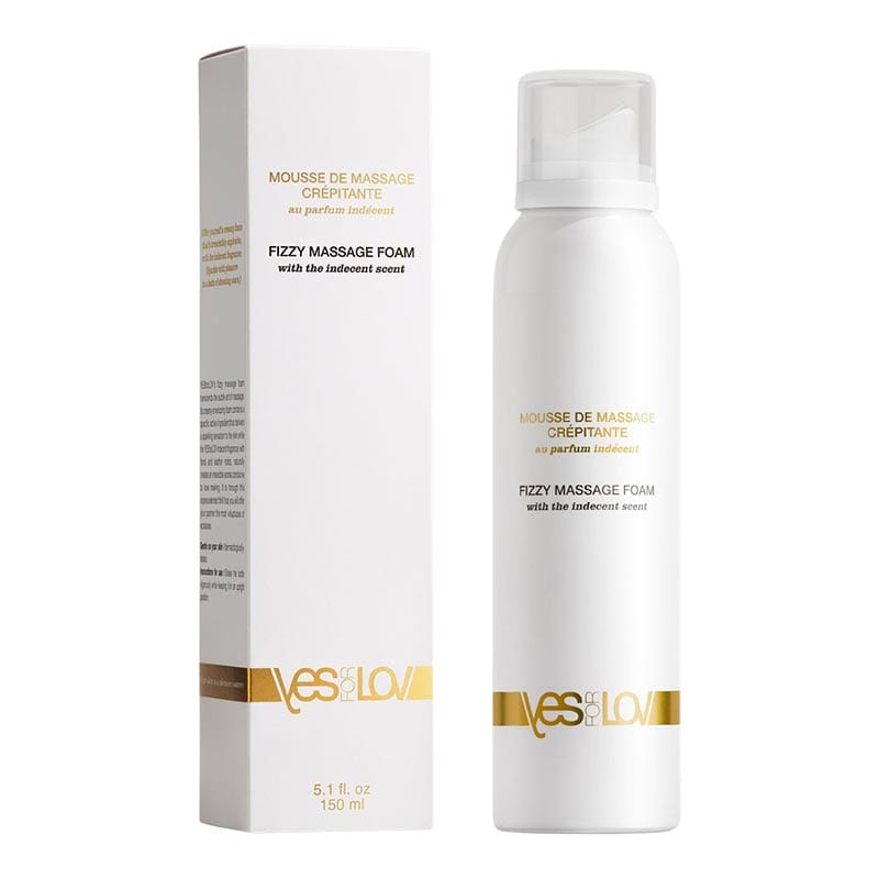 YESforLOV | Mousse de massage crépitante au parfum indécent
