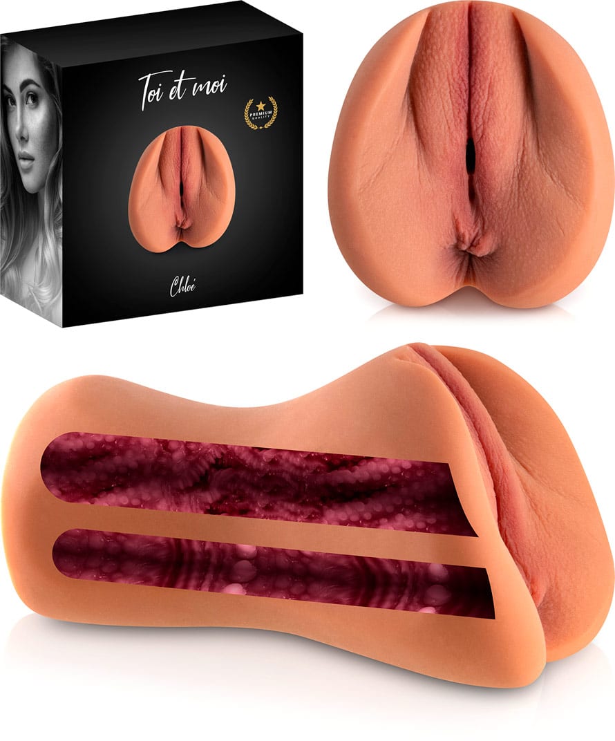 Toi et moi Chloé | Masturbator für Männer | Anal + Vaginal