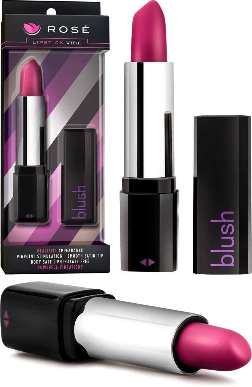 Blush Novelties Rosé | Vibromasseur en forme de rouge à lèvres