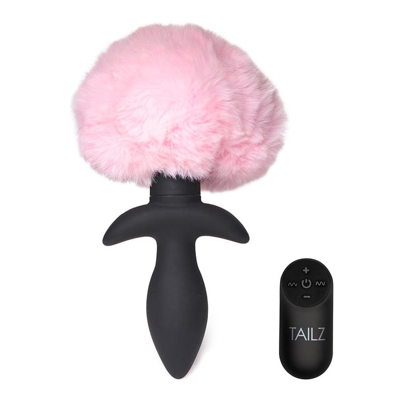 Tailz Waggerz | Plug anal vibrant et remuant | Queue de lapin rose