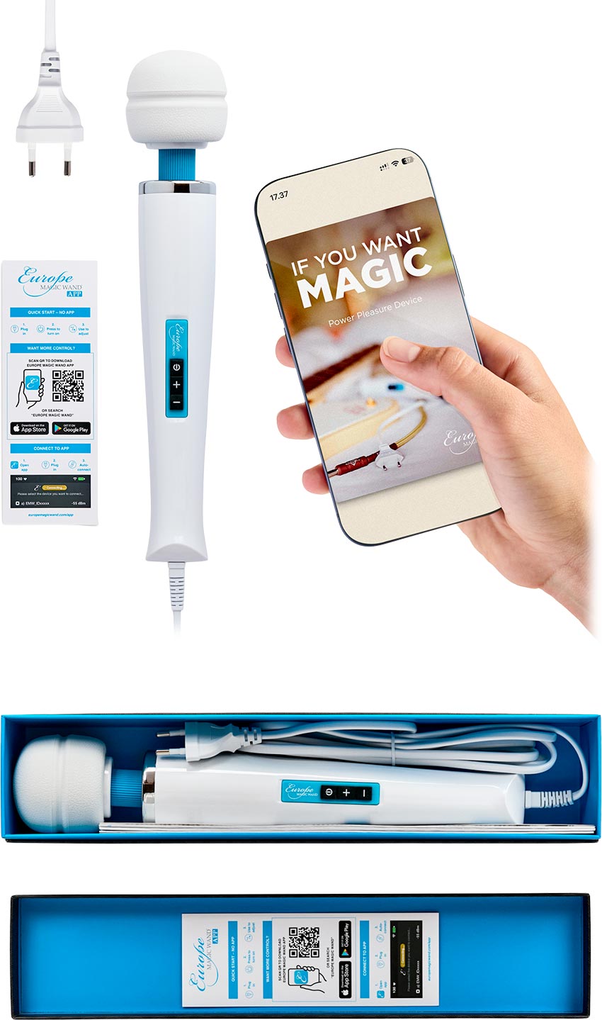 Europe Magic Wand App | Vibromasseur connecté puissant