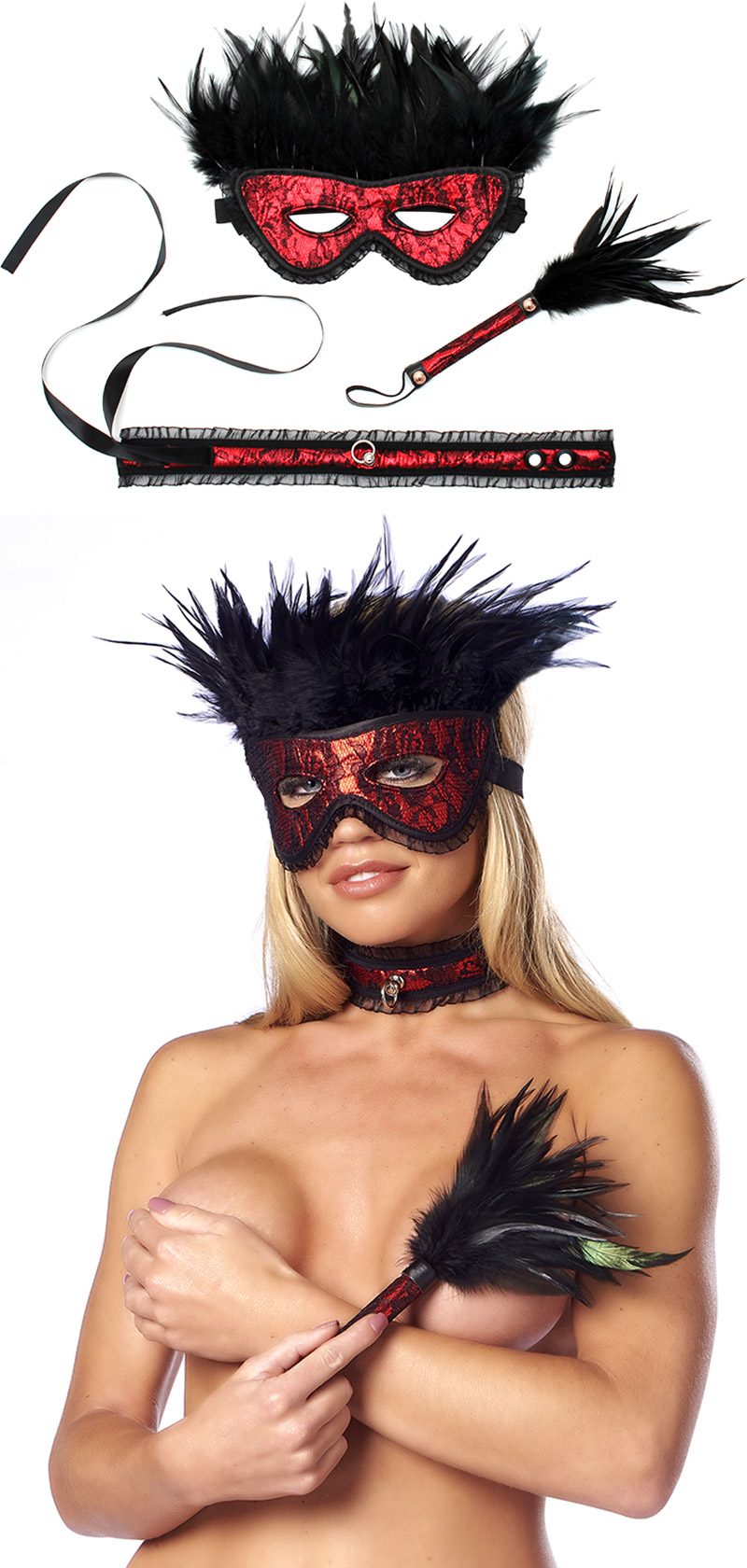 Rimba Domina | Kit d'accessoires bondage en dentelle | Femme