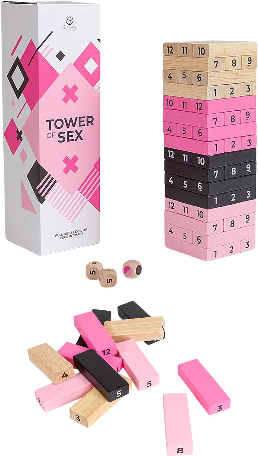 Secret Play Tower of Sex: Erotisches Jenga- KissKiss