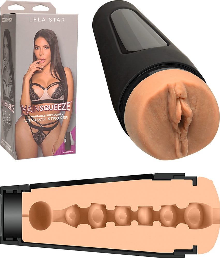 Doc Johnson Main Squeeze Lela Star | Masturbateur ultra-réaliste