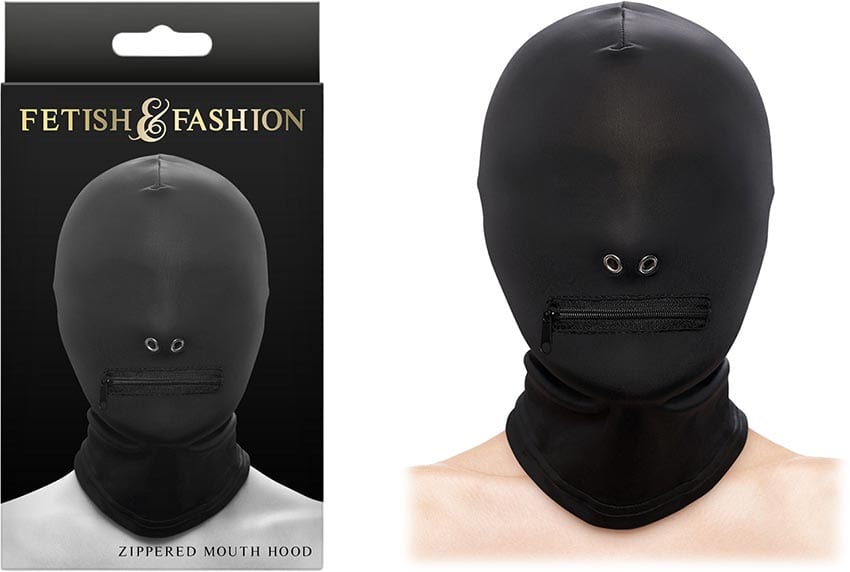 Fetish & Fashion Zippered Mouth | Haube mit Reißverschluss