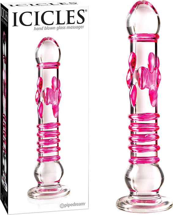 Dildo en verre Icicles No. 6