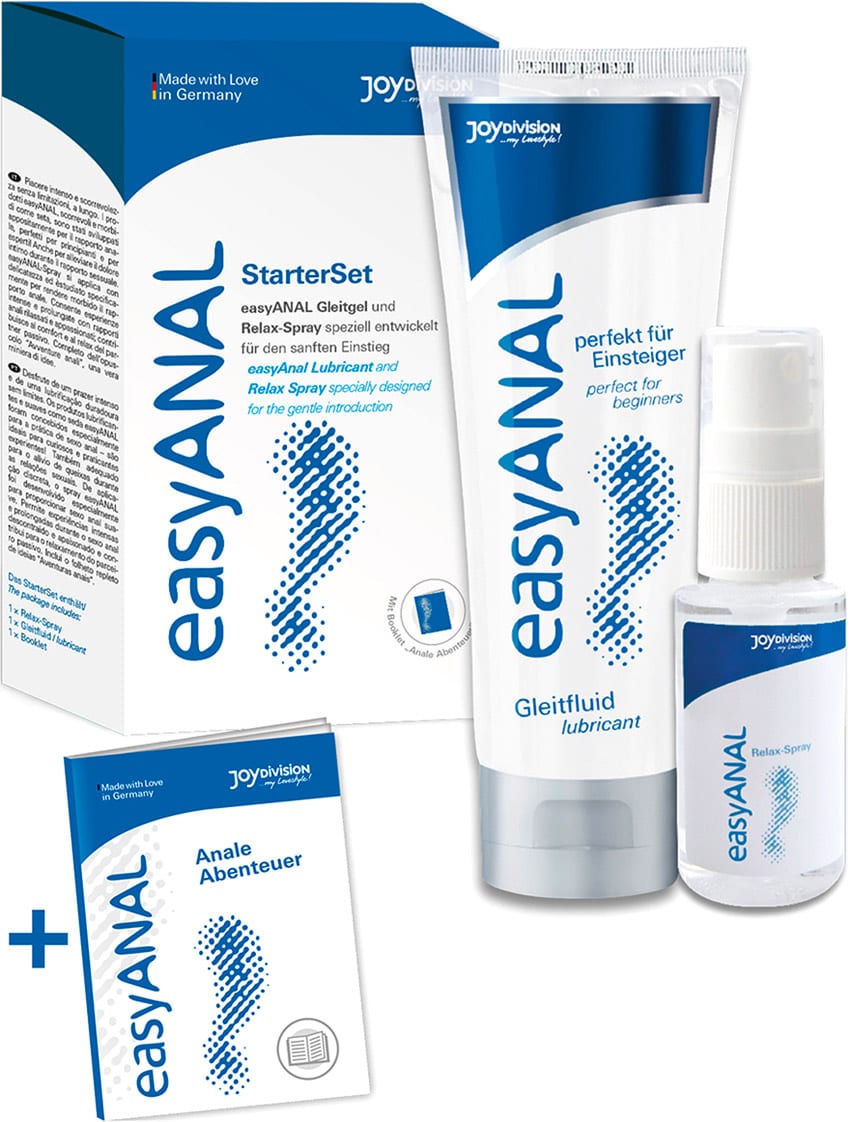 JoyDivision easyANAL Starter Set | Lubrifiant anal & spray relaxant