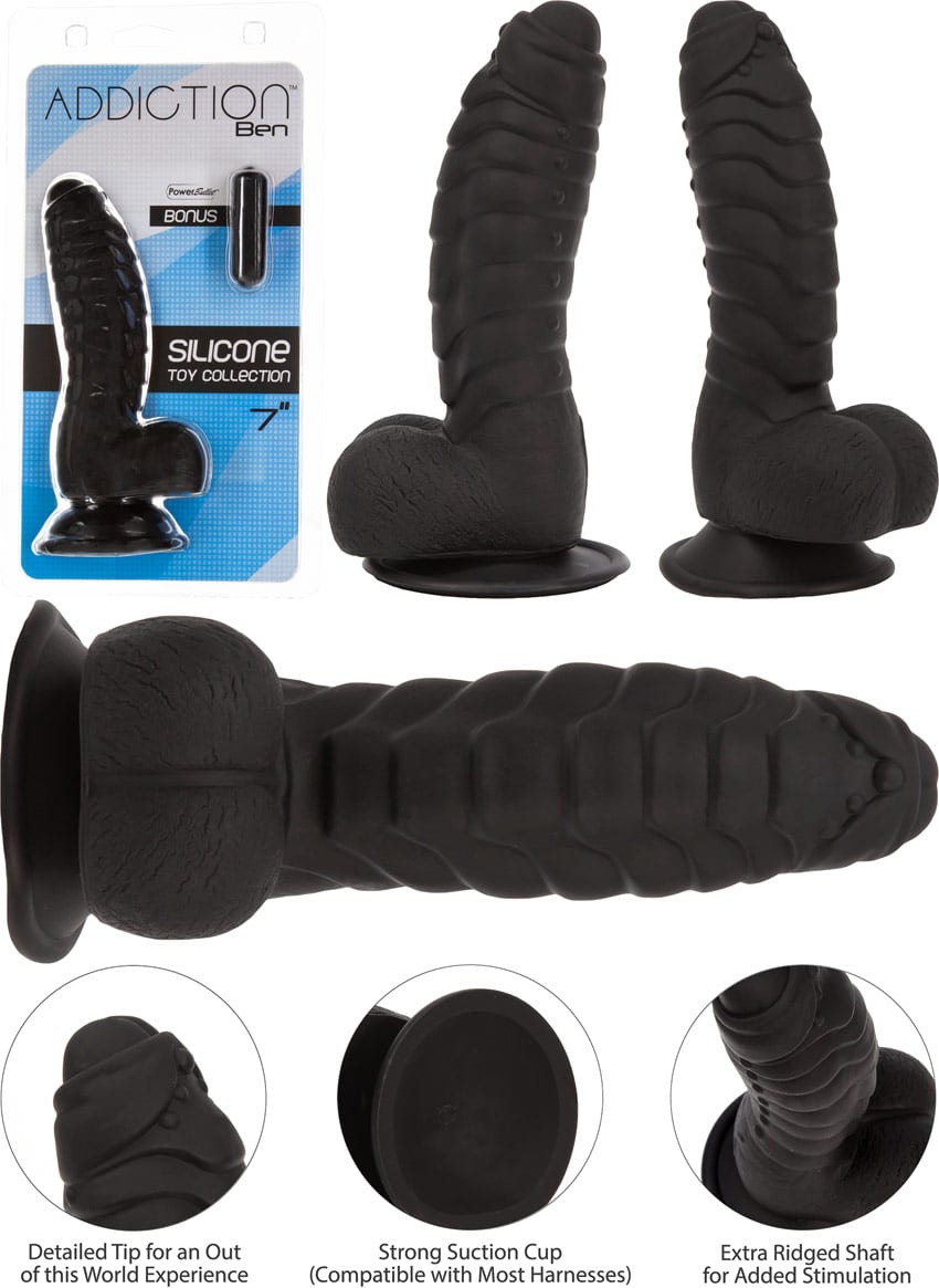 Addiction Ben Dong 7" | Strukturierter Dildo mit Saugnapfbasis | 12.5 cm