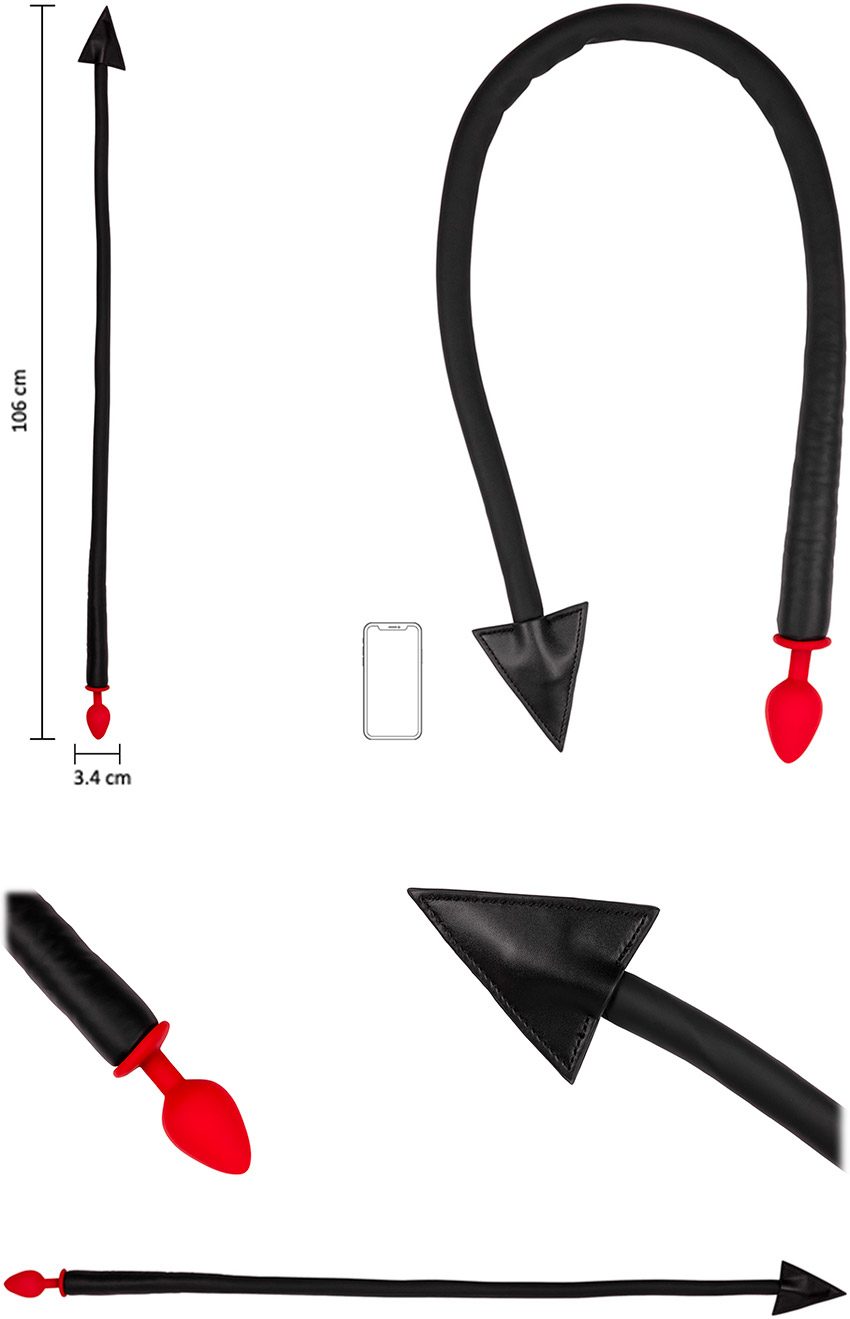 Ouch! Devil's Tail | Analplug mit Teufelsschwanz