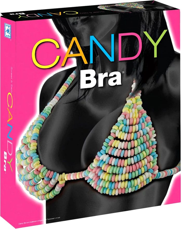 Candy Bra | Köstlicher Büstenhalter aus bunten Bonbons