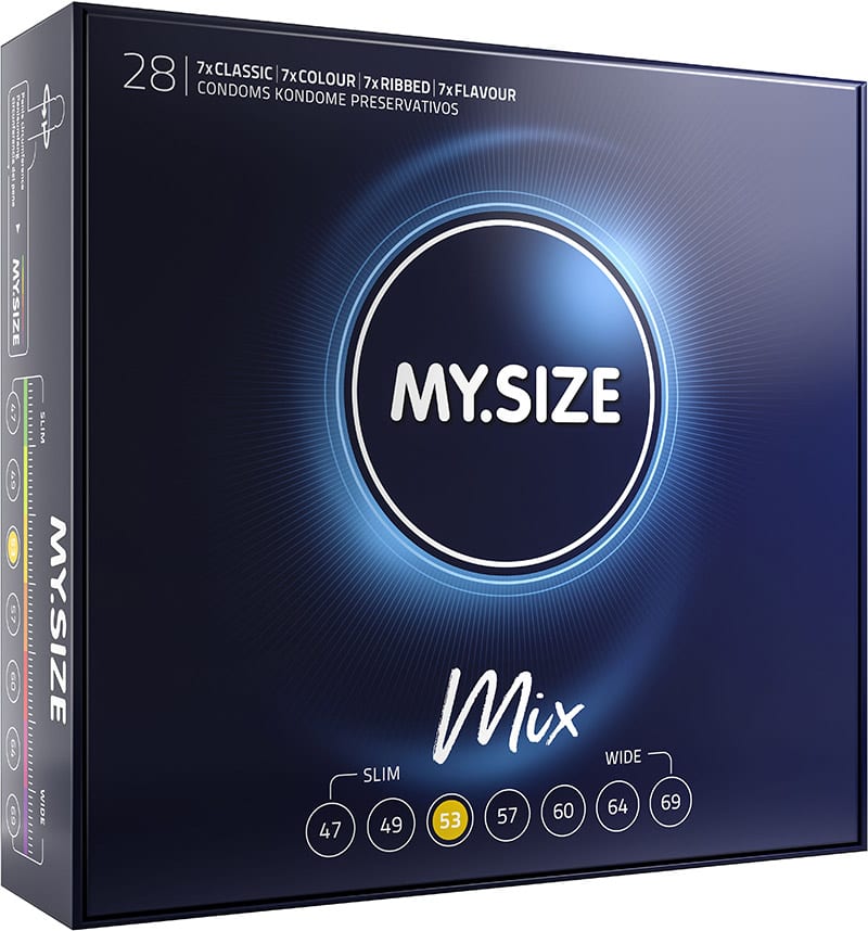 My Size Mix | Taille 53 | Mix de préservatifs avec taille spécifique