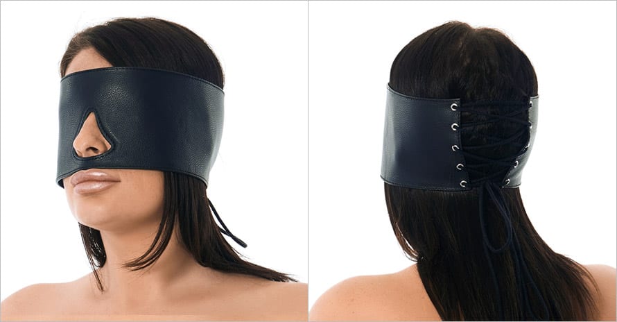 Bandeau large Rimba en cuir véritable | Noir