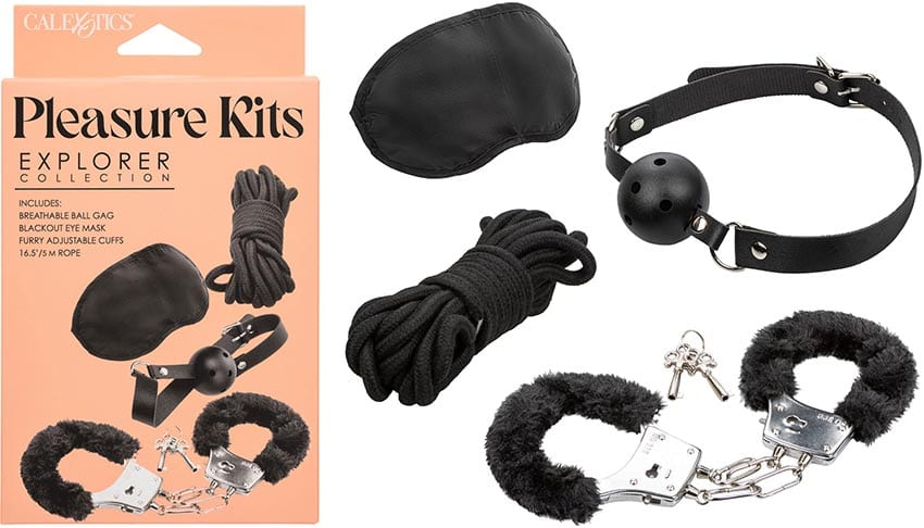 CalExotics Pleasure Kits | Set BDSM complet composé de 4 pièces