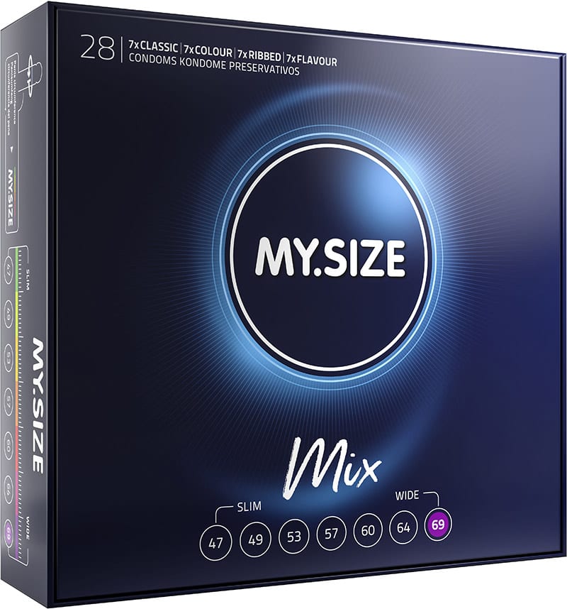 My Size Mix | Taille 69 | Mix de préservatifs avec taille spécifique