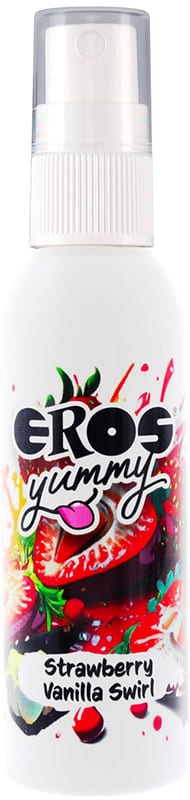 EROS Yummy | Essbares Spray | Erdbeer- und Vanillearoma