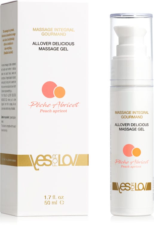 YESforLOV Massage Intégral Gourmand | Pêche & Abricot | 3-en-1