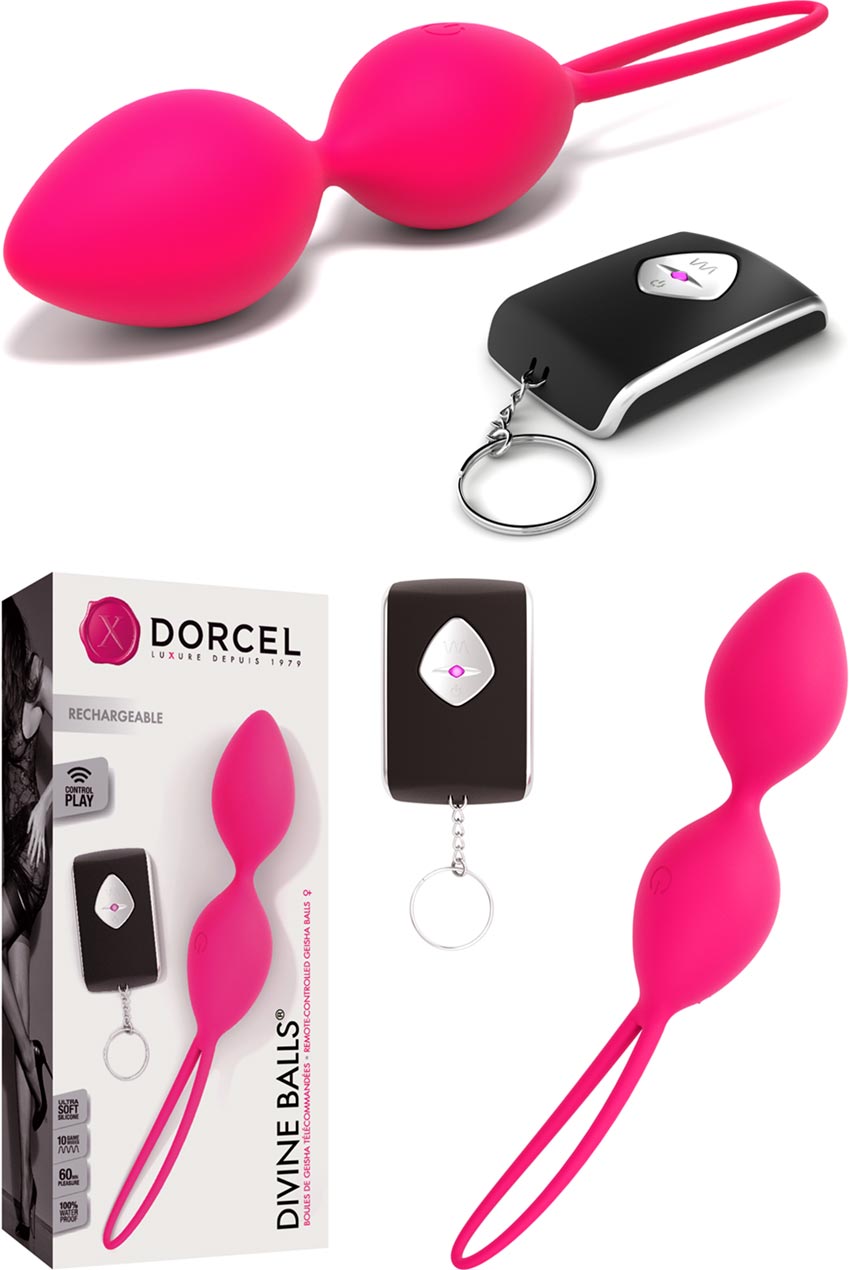 Marc Dorcel Divine Balls | Boules de geisha vibrantes & télécommandées