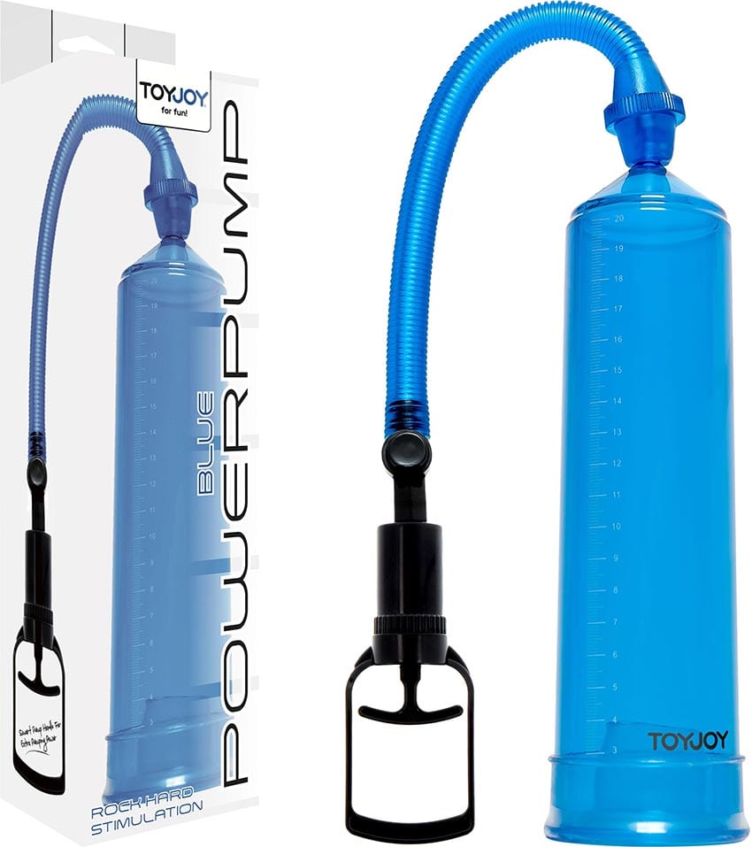 ToyJoy Blue Power Pump | Pompe pour l'agrandissement du pénis | Bleu