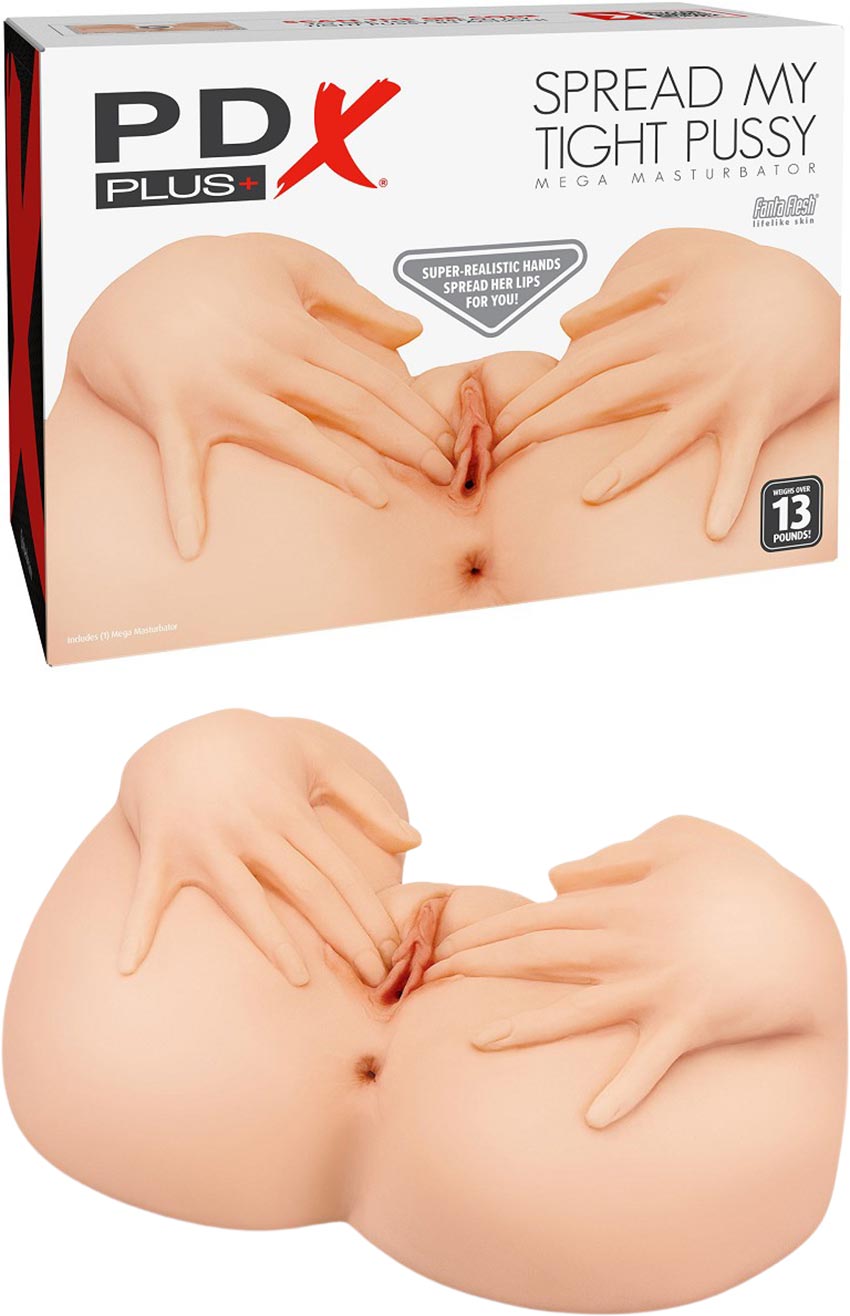 Pipedream PDX Plus Spread My Tight Pussy | Realistic buttocks | Anus and vagina