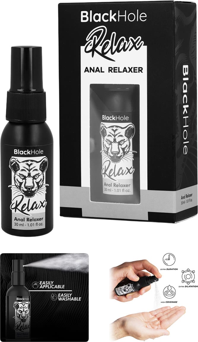 BlackHole Relax | Spray décontractant anal | 30 ml