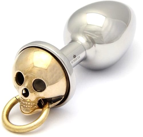 Plug anal Rosebuds Skull - Bronze