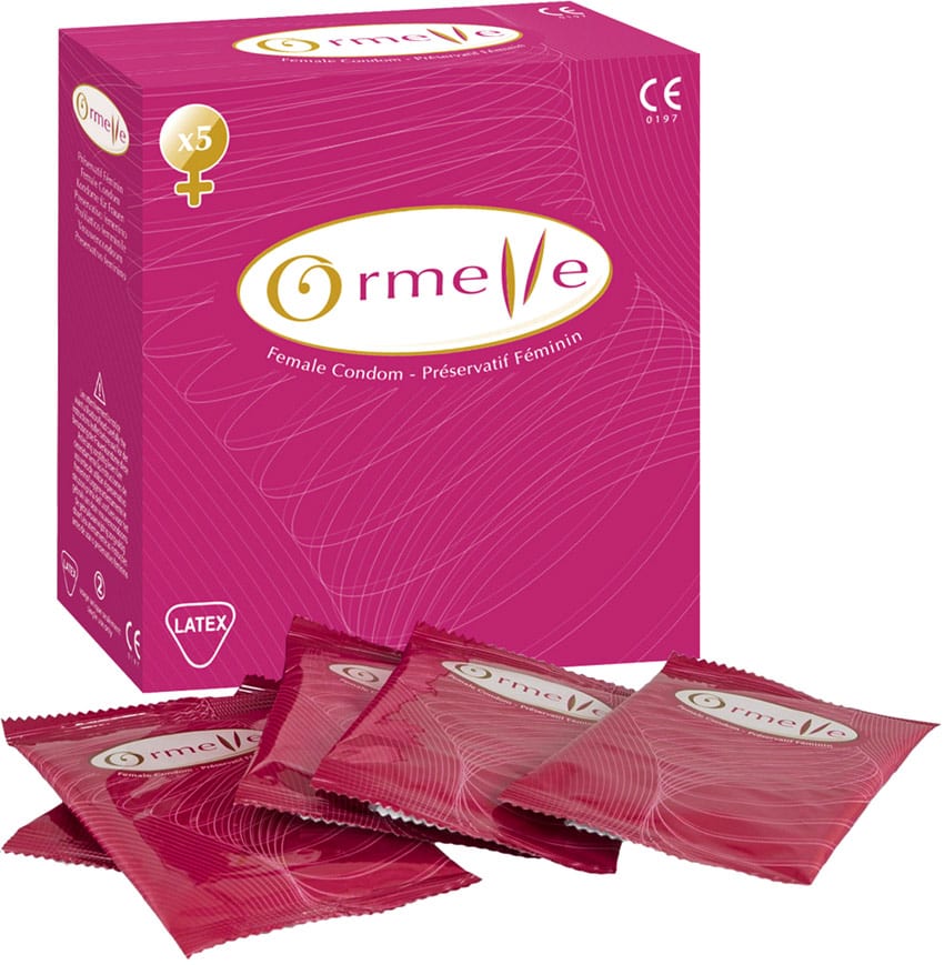 Ormelle | Préservatif féminin | Pack de 5 préservatifs féminins