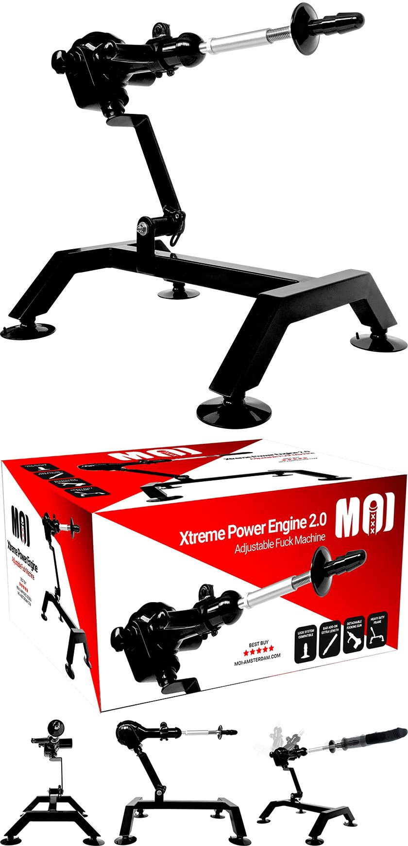 MOI Xtreme Power Engine 2.0 | Sex Machine ajustable et automatique