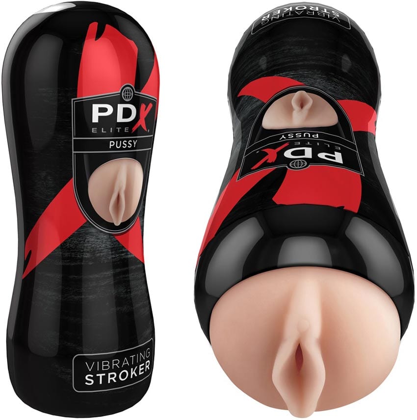 PDX Elite Vibrating Pussy | Masturbateur avec capsule vibrante | Vagin