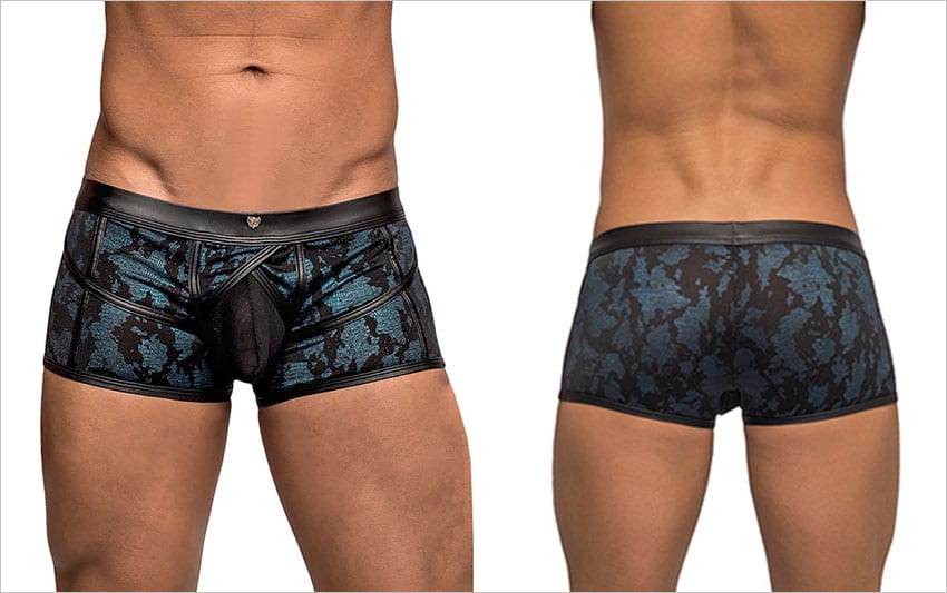 Male Power Strapped & Bound | Boxershorts aus Mesh und Nasseffektstoff