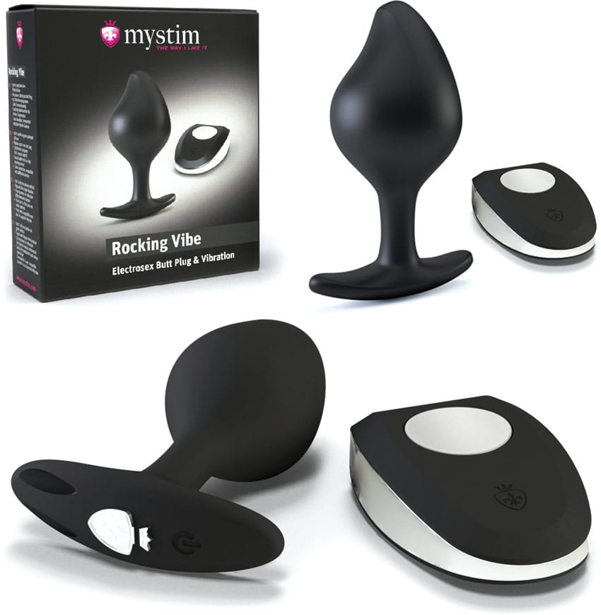 Mystim Rocking Vibe S | Vibrierender Analplug mit Elektrostimulation