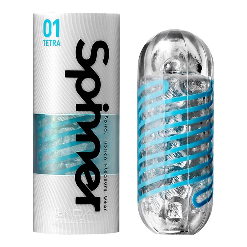 Tenga Spinner 01 Tetra | Masturbator mit rotierender Stimulationshülle