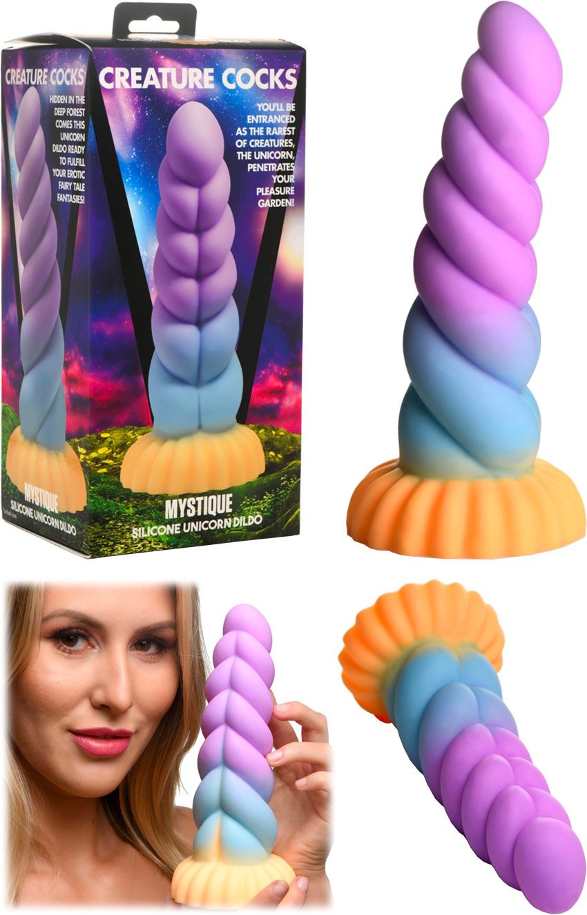 Creature Cocks Mystique | Dildo mystique aux couleurs de licorne