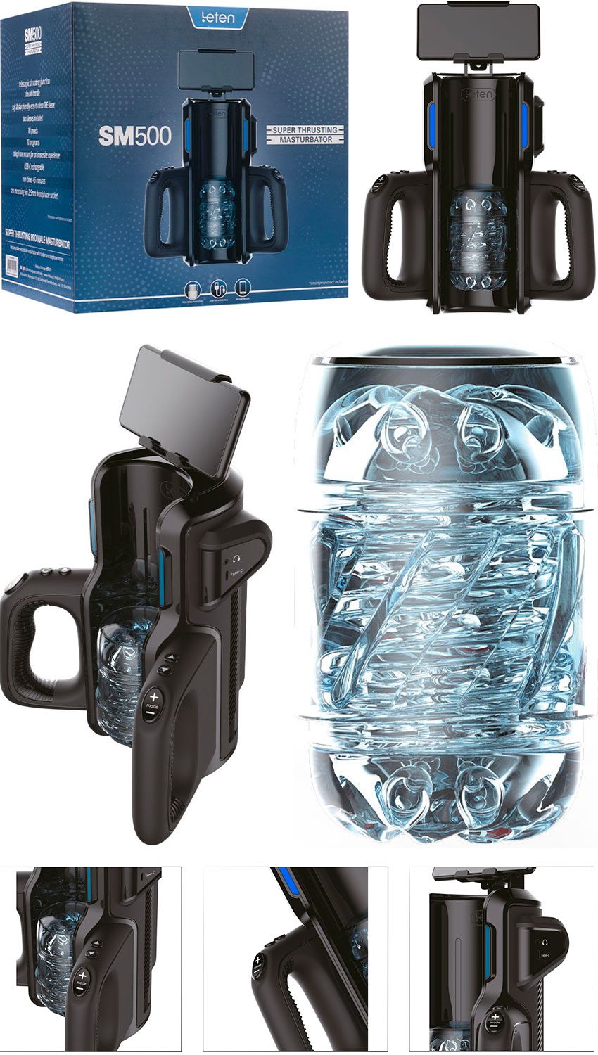 Leten SM 500 | Masturbateur Automatique | Fonction va-et-vient