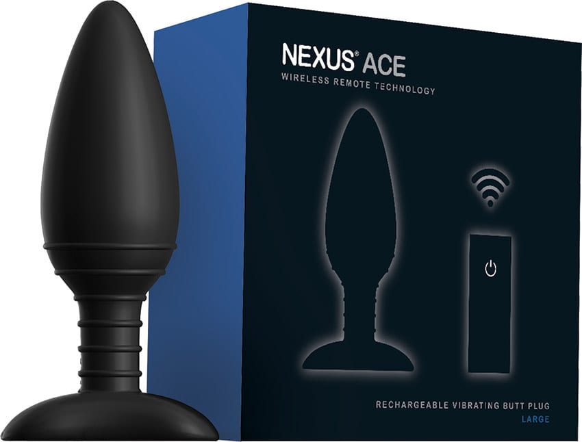 Nexus Ace L | Plug anal en silicone vibrant et télécommandé
