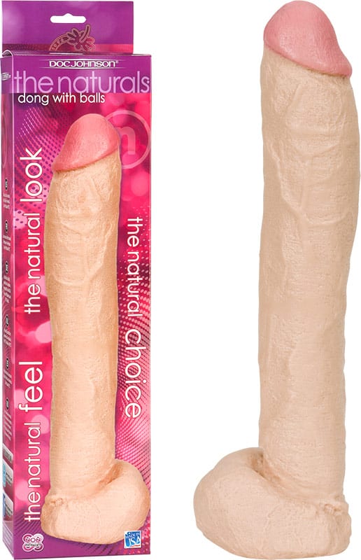 Doc Johnson Natural Dong | Dildo réaliste de taille XXL | 26 cm