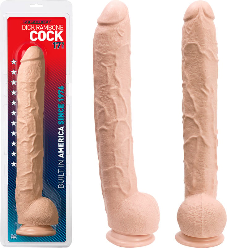 Doc Johnson Dick Rambone | Godemichet géant | Beige